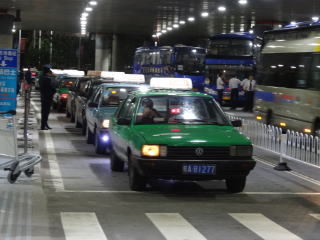 合肥新橋国際空港からのタクシー