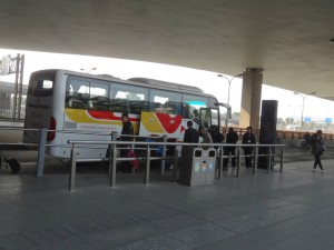 上海虹橋国際空港のシャトルバス