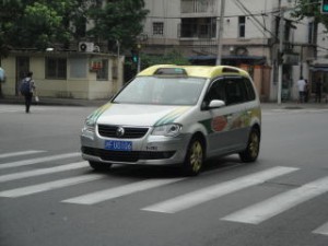 上海市のタクシー