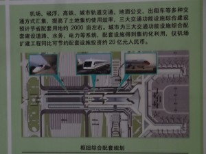 上海虹橋交通ターミナルの構想図