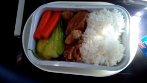 香港ドラゴン航空の機内食メイン