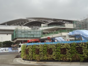 建設中の桃園国際空港MRT