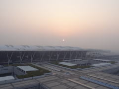 上海浦東国際空港の外観