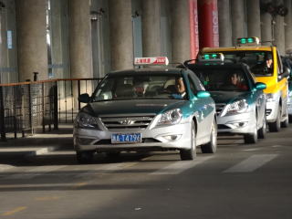 杭州蕭山国際空港からタクシー